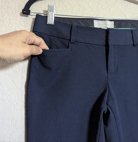 Banana Republic Women Size 0 Petite Sloan Dress Pants Slim Fit Office Chic Work - Picture 4 of 13